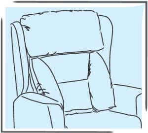 Comfort lateral back cushion