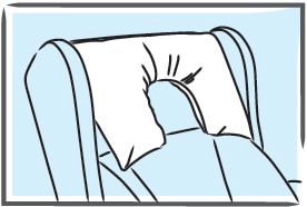 Small profile headrest